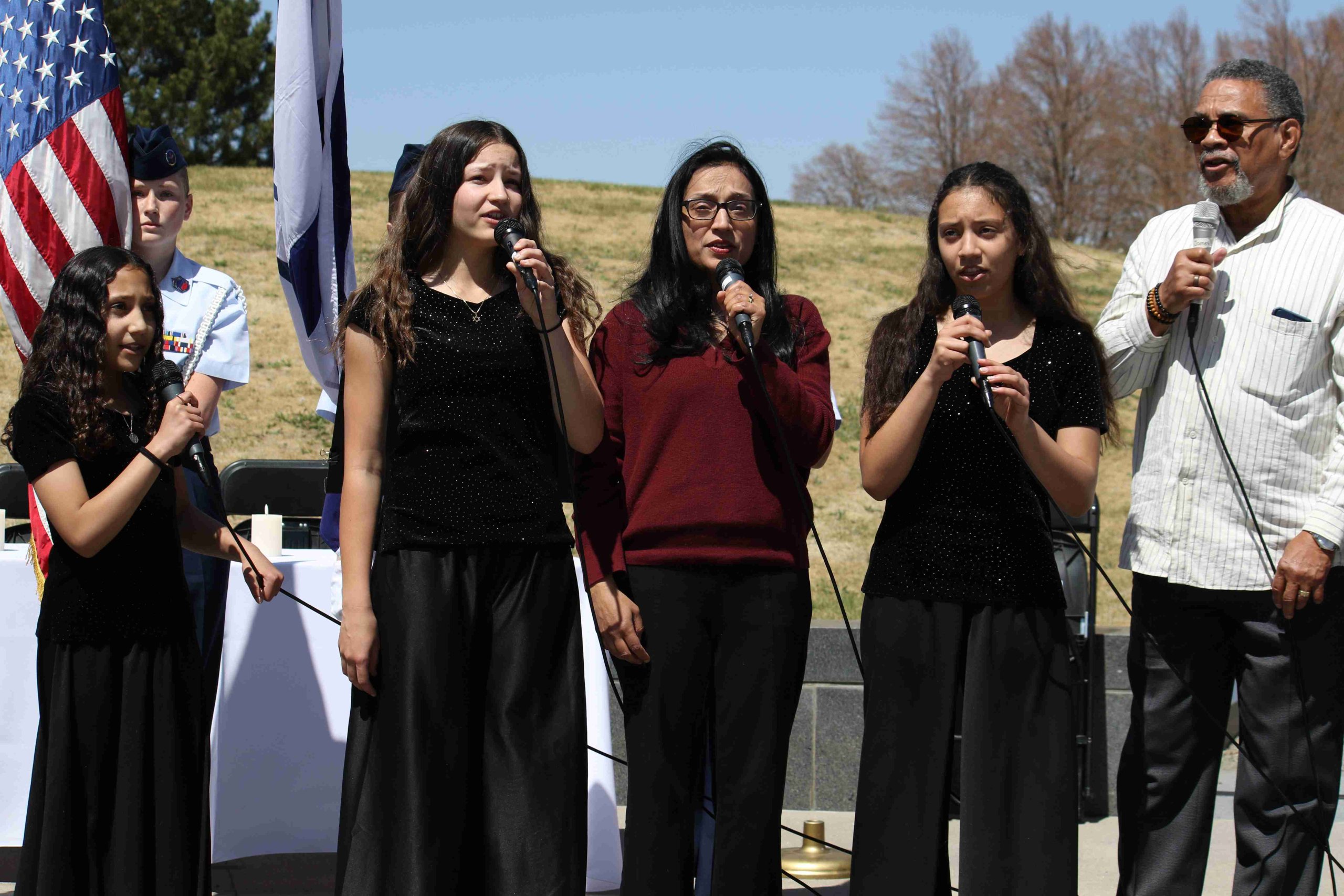 Singing of the U.S. National Anthem and Hatikvah, Israel’s National Anthem