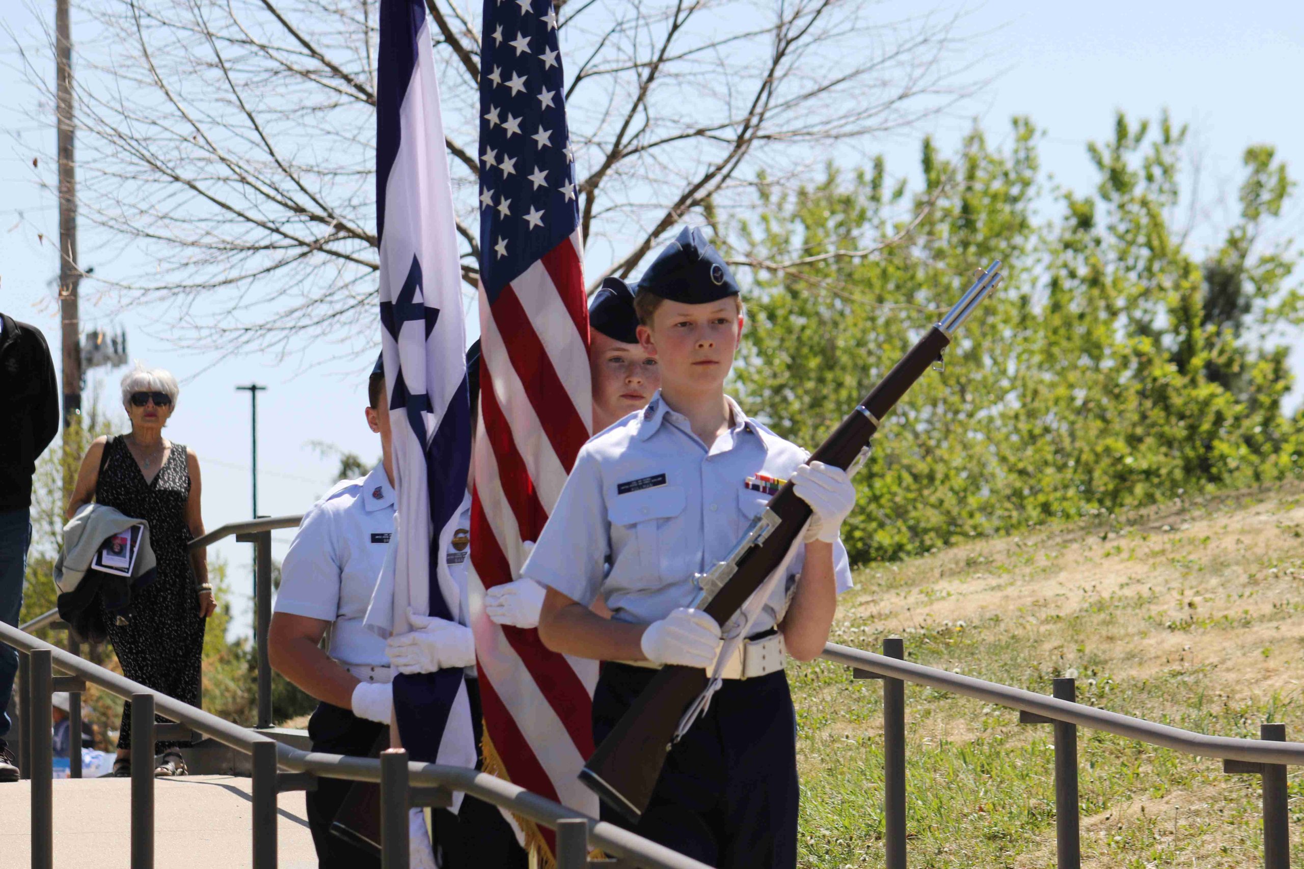 The Color Guard presenting the colors
