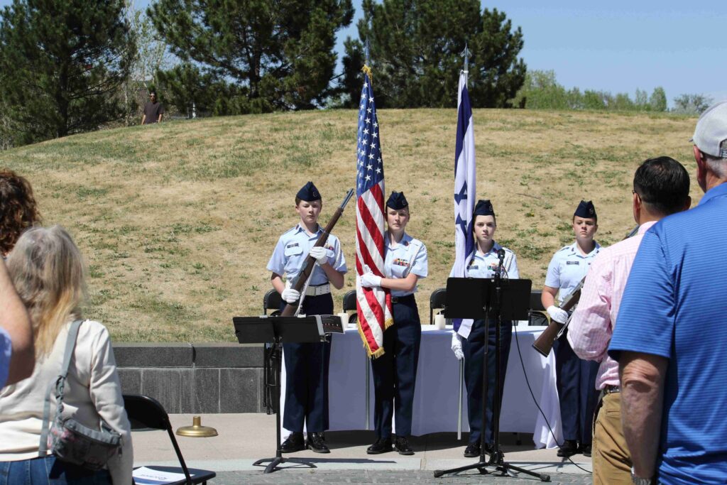 The Color Guard at the 2026 Denver Holocaust Remembrance